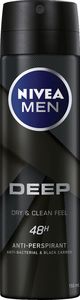 Dezodorant Nivea men, Deep, sprej, 150ml